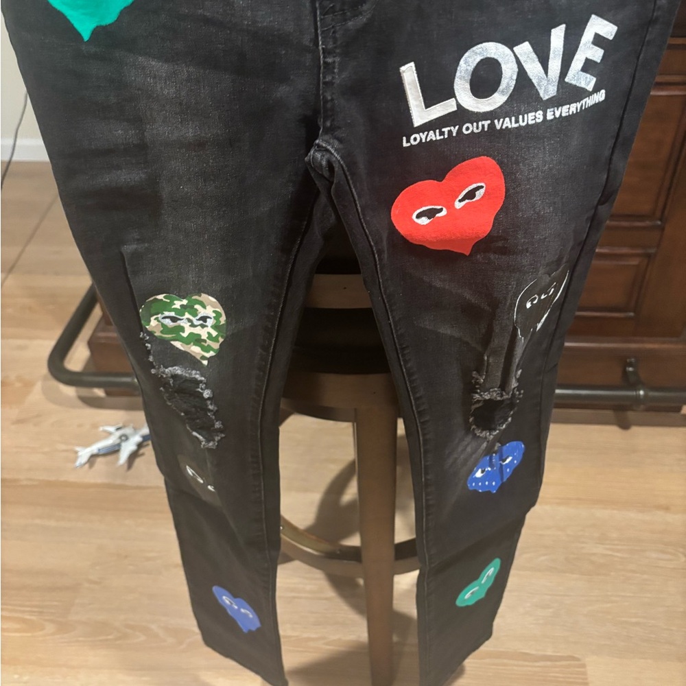 KODAY Denim Jeans - LOVE - Loyalty Out Values Everything